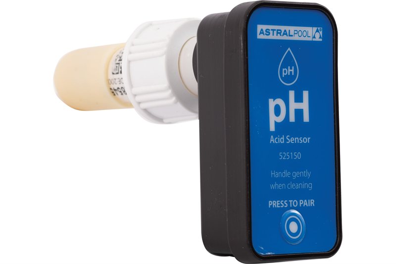 AstralPool pH acid sensor with blue display
