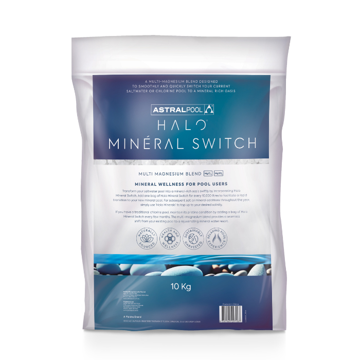 AstralPool Halo Mineral Switch packaging on a white background
